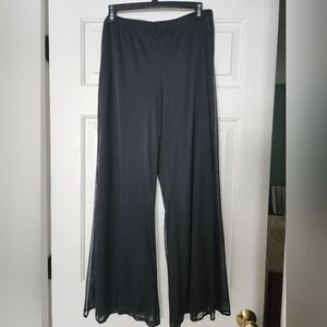 MSK Black Wide-Leg Women's Pants